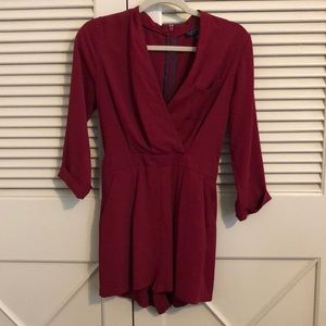 EUC TopShop 3/4 sleeve romper